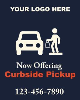 Curbside Pick-up Decal