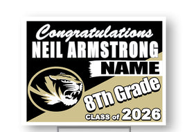 Armstrong Middle School 2026 18"H x 24"W Coroplast Yard Sign with 10"W x 15"H Metal Stake