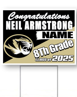 Armstrong Middle School 2025 18"H x 24"W Coroplast Yard Sign with 10"W x 15"H Metal Stake