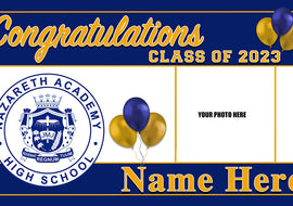 Nazareth Graduation Banner 3'x5' Class of 2023